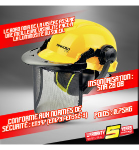 Systême de protection casque, visière, anti bruit