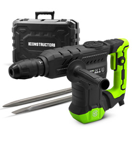 Marteau piqueur 1300W - 18 J - 3900 coups/minute - Constructor