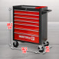 Servante d'atelier 7 tiroirs + 2 organiseurs