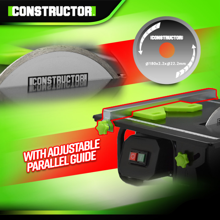 Table coupe carrelages 600W - 180mm - Constructor