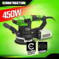 Ponceuse excentrique 450w - 125mm - Constructor
