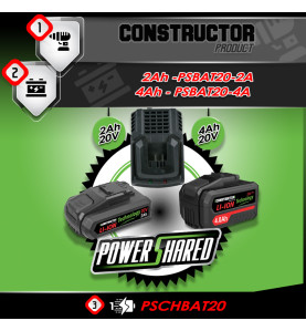 Coupe bordures 20V MAX sans batterie - Manche téléscopique - Constructor