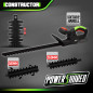 Taille haies 20v max sans batterie - Lame 55cm - Capacité de coupe 16mm -  Constructor