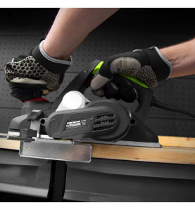 Rabot électrique 900W avec guide parallèle, largeur de rabotage 82mm