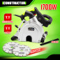 Rainureuse 1700W - 2 disques diamant de 150mm -  Constructor
