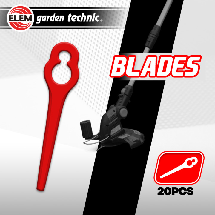 Lot de 20 lames pour coupe bordures