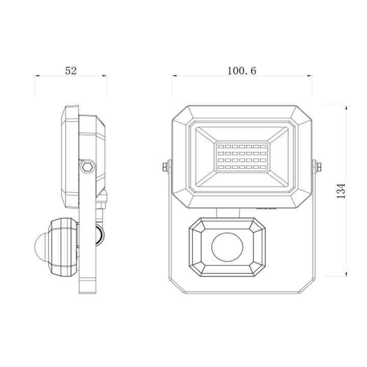 Spot led 20W avec détecteur - I-Watts