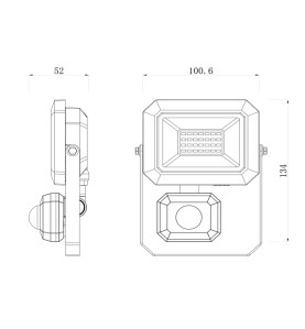 Spot led 20W avec détecteur - I-Watts