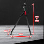 Servante à rouleau téléscopique - Réglable de 68 à 110 cm, Charge Max 90 kg - CONSTRUCTOR