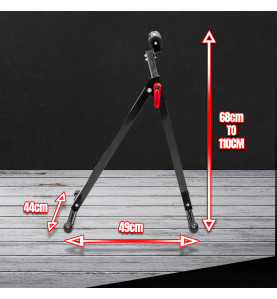 Servante à rouleau téléscopique - Réglable de 68 à 110 cm, Charge Max 90 kg - CONSTRUCTOR