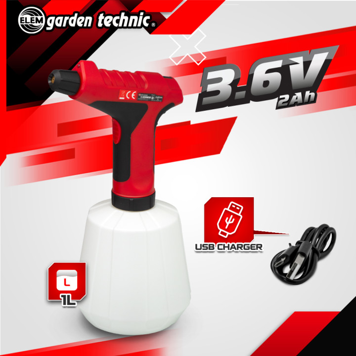Vaporisateur rechargeable 3.6V lithium - Elem Gard