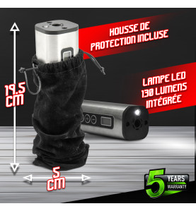 Compresseur rechargeable 12V + accessoires - Const