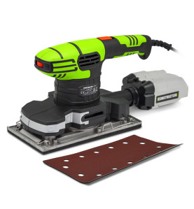 Ponceuse vibrante 330W - Vitesse variable 6000-11000 tpm - Microfiltre - Constructor