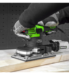 Ponceuse vibrante 330W - Vitesse variable 6000-11000 tpm - Microfiltre - Constructor