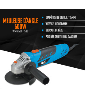 Meuleuse d angle 115mm - Workmen