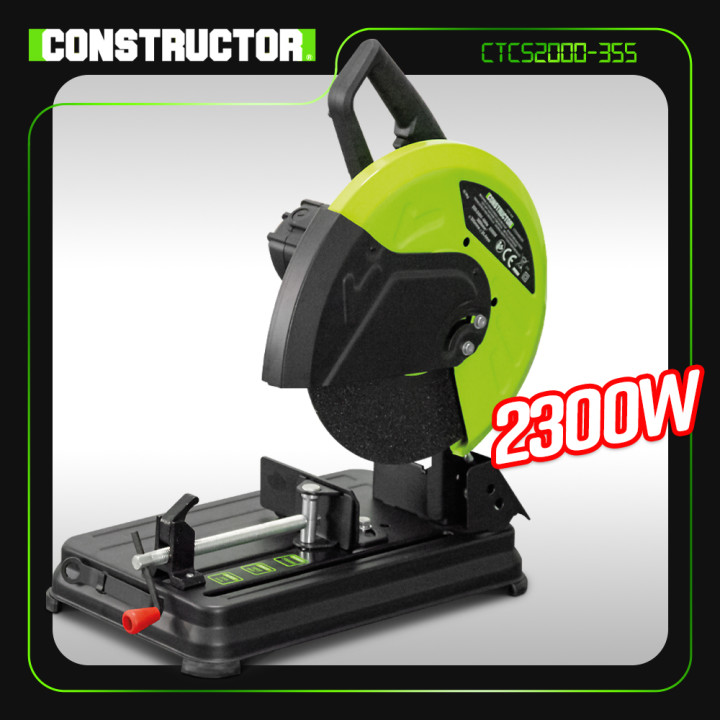 Tronçonneuse à métaux 2300W - Diamètre du disque 355mm - Constructor