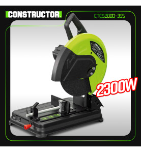 Tronçonneuse à métaux 2300W - Diamètre du disque 355mm - Constructor