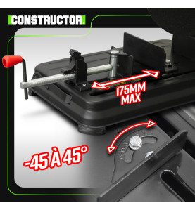 Tronçonneuse à métaux 2300W - Diamètre du disque 355mm - Constructor