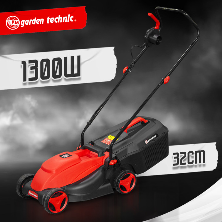 Tondeuse 1300W 32 cm + coupe bordures 250W 22 cm