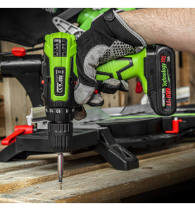 Perceuse visseuse 20V lithium-2 batteries - Chargeur rapide - Constructor