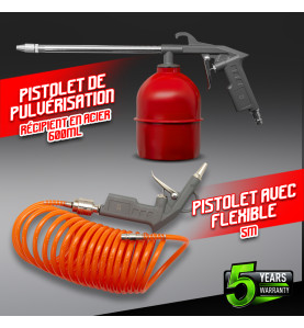 Kit d accessoires 5pcs pour compresseur - Construc