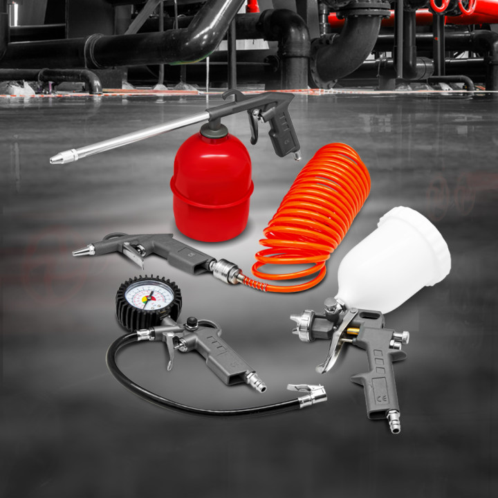 Kit d accessoires 5pcs pour compresseur - Construc