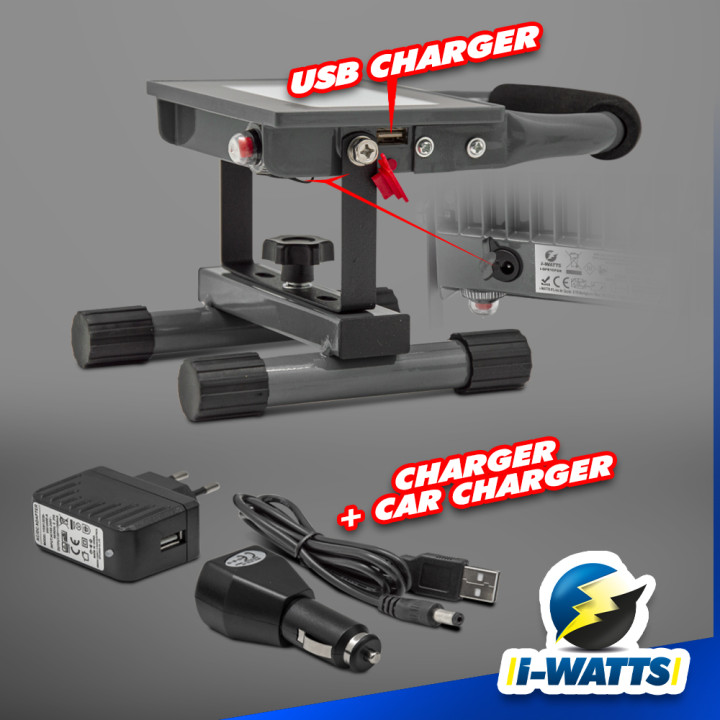 Projecteur led rechargeable 10W - I-Watts