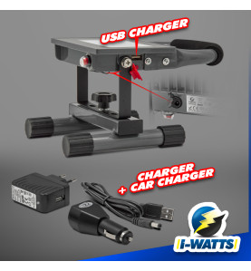 Projecteur led rechargeable 10W - I-Watts