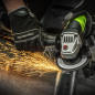 Meuleuse d'angle 500W - 115mm - 11000 tr/min - Poignée 2 positions - Broche M14