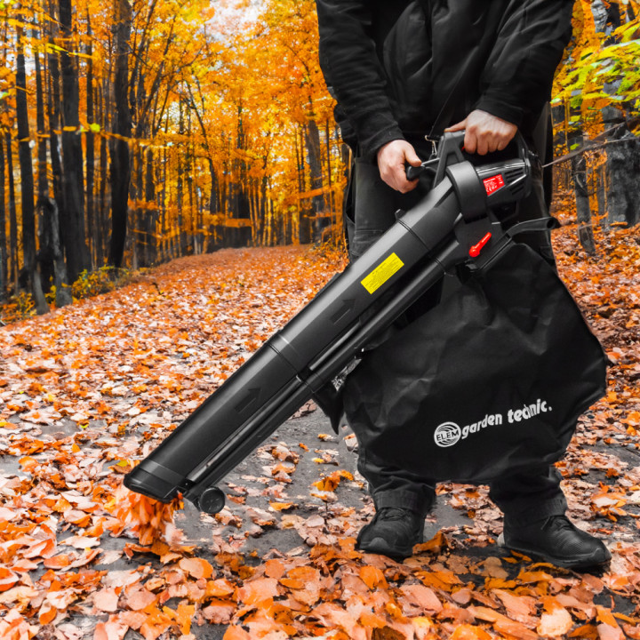 Aspirateur Souffleur Broyeur de Feuilles 3000W - 270 km/h - 10:1 - Sac 35L - Elem Garden