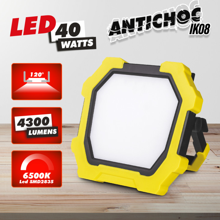 Projecteur led de chantier 40W - I-Watts Pro