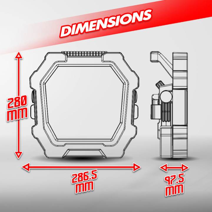 Projecteur led de chantier 40W - I-Watts Pro