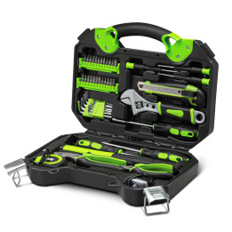 Coffre à outils 48 pcs - clips de fermeture métalliques - Constructor