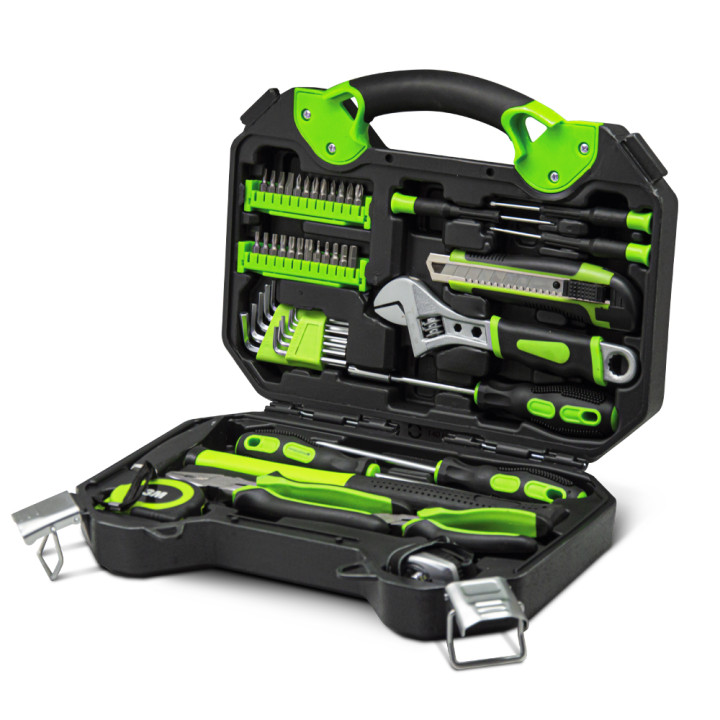 Coffre à outils 48 pcs - clips de fermeture métalliques - Constructor