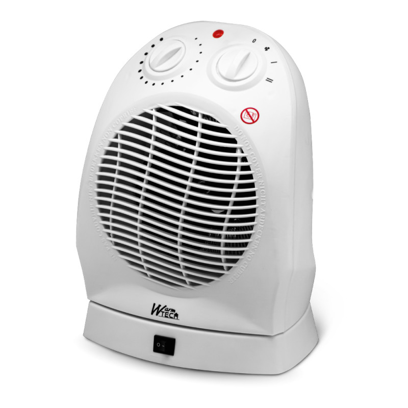 Radiateur soufflant 2000W oscillant avec thermostat - Warm Tech