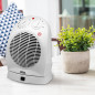 Radiateur soufflant 2000W oscillant avec thermostat - Warm Tech