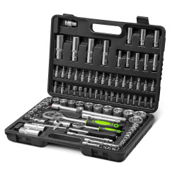 Coffre à douilles et embouts 94 pcs Chrome Vanadium  - Constructor
