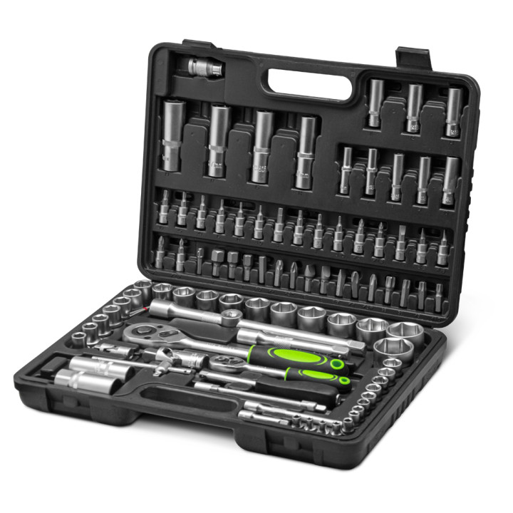 Coffre à douilles et embouts 94 pcs Chrome Vanadium  - Constructor