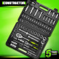 Coffre à douilles et embouts 94 pcs Chrome Vanadium  - Constructor
