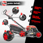 Tondeuse thermique autotractée 173cc - 50.6cm avec démarrage électrique -mulching - éjection latérale - Elem Garden