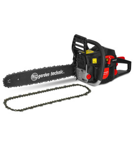Tronçonneuse thermique 58CC - guide 50cm livrée avec 2 chaînes - Elem Garden