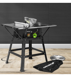 Table scie circulaire 2000W - 254mm - Livrée avec 2 lames (24 et 40 dents) - Constructor