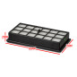 Filtre Hepa 13 pour sortie d air moteur - Vacmaster Professional