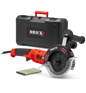 Scie circulaire 1200W double lame multimatériaux