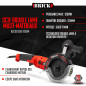 Scie circulaire 1200W double lame multimatériaux