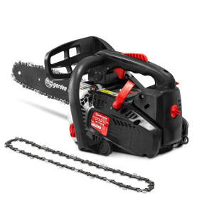 Elagueuse thermique 25cc - guide 25cm - 2 temps - Livrée avec 2 chaînes - Elem Garden