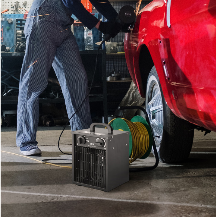 Chauffage d atelier 2000W avec thermostat - Warm Tech