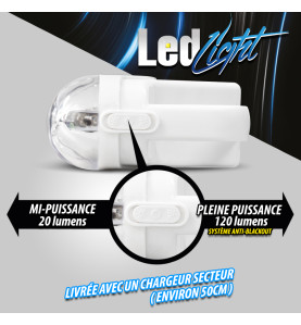 Lampe de secours portative 24 Leds - Anti blackout
