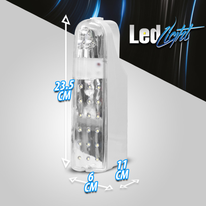 Lampe de secours portative 24 Leds - Anti blackout