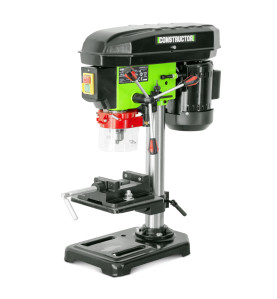 Perceuse à colonne 350W avec étau et laser - 13mm - 5 vitesses - Constructor